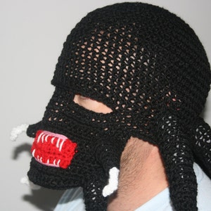 Predator &#39;Inspired&#39; Crochet Hat. Inspired by Film. Scary Alien ski hat. All sizes available! Great For Halloween!