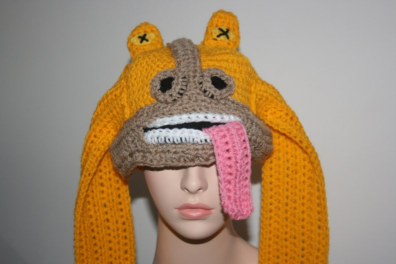 Jar Jar Binks Star Wars 'inspired' Crochet Beanie Hat Etsy UK