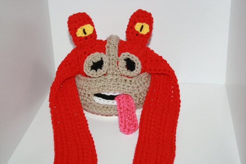 Jar Jar Binks Star Wars 'inspired' Crochet Beanie Hat Etsy