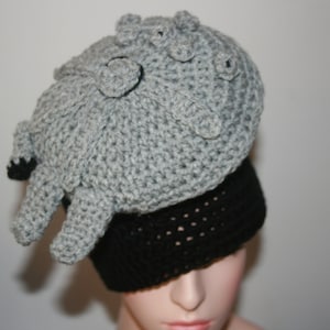 New! 3D Star Wars Millennium Falcon Vehicle &#39;Inspired&#39; Crochet Beanie Hat. All sizes available. Great Gift For Star Wars Fan!