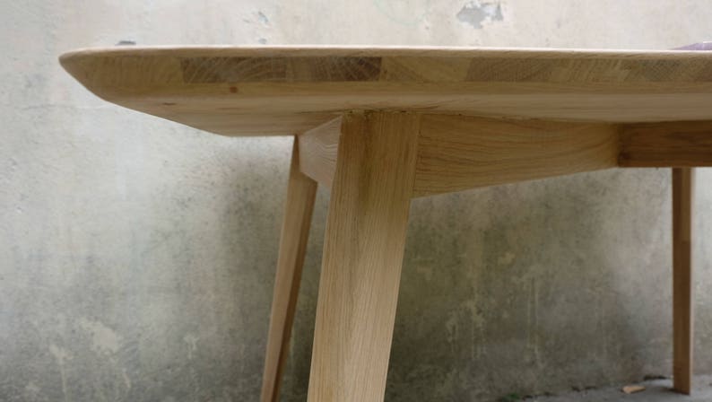 Scandinavian oak table custom creation image 7