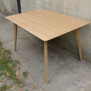 Scandinavian oak table custom creation image 4