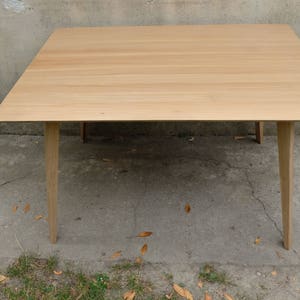 Scandinavian oak table custom creation image 5