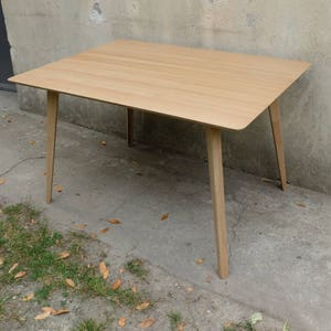 Scandinavian oak table custom creation image 2