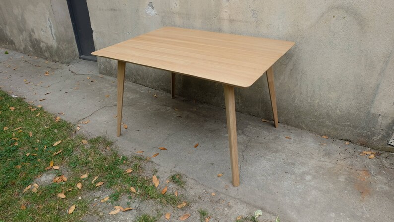 Scandinavian oak table custom creation image 2