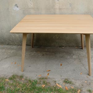 Scandinavian oak table custom creation image 3