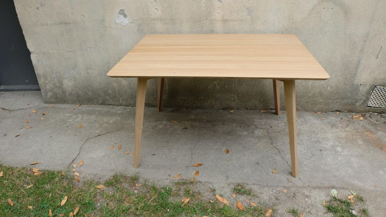 Scandinavian oak table custom creation image 3