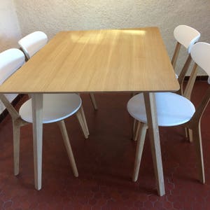 Scandinavian oak table custom creation image 9