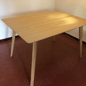 Scandinavian oak table custom creation image 1