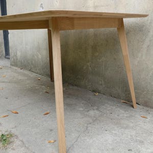 Scandinavian oak table custom creation image 6