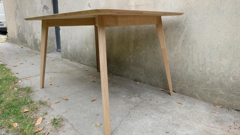 Scandinavian oak table custom creation image 6