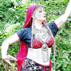 Custom Banjara Bandhini Rajastani braless tribal choli by AngelDMort - your size, your colors.