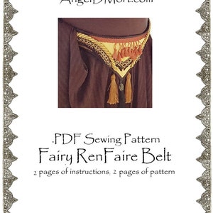 AngelDMort  Fairy Renaissance Faire Belt .PDF Pattern Instant Download