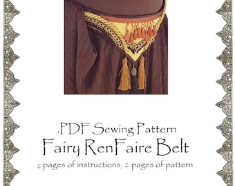 AngelDMort  Fairy Renaissance Faire Belt .PDF Pattern Instant Download