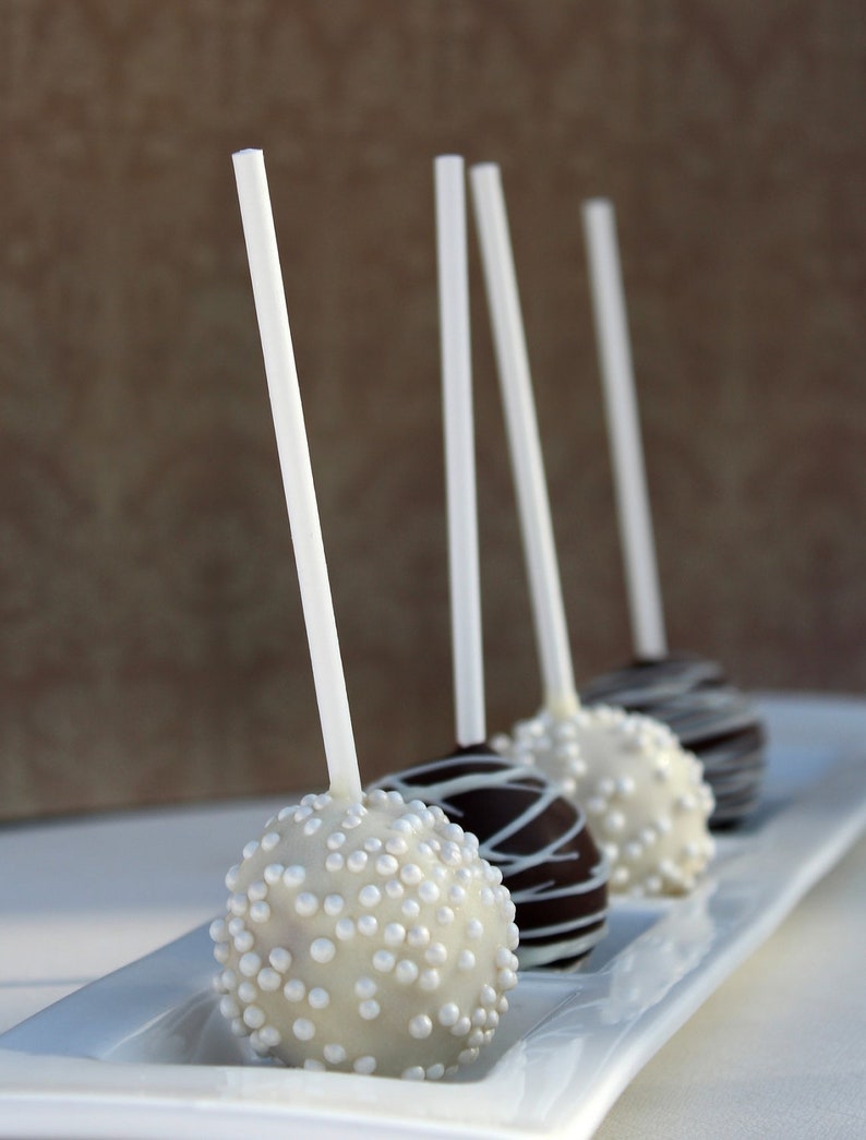 Black &amp; White Cake Pops | Etsy