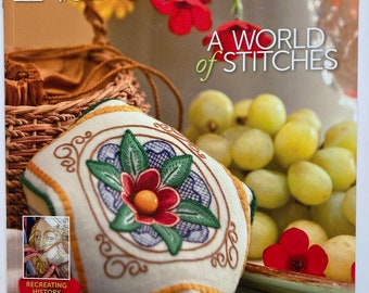 Inspirations (The World's Most Beautiful Embroidery) Magazine, uitgave nr. 74 - 2012, Needlework Magazine, Embroidery Magazine, Arts and Craft
