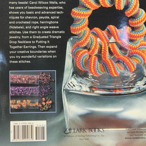 The Art & Elegance of Beadweaving New Jewelry Designs with Classic Stitches Paperback Book, Beadweaving Book, Beading Book 160 pages image 10