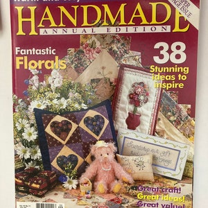 Handmade Craft Decorating Sewing Magazine Volume 18 Number 11, Arts and Craft Magazine, Craft magazine, Sewing Magazine 130 pages