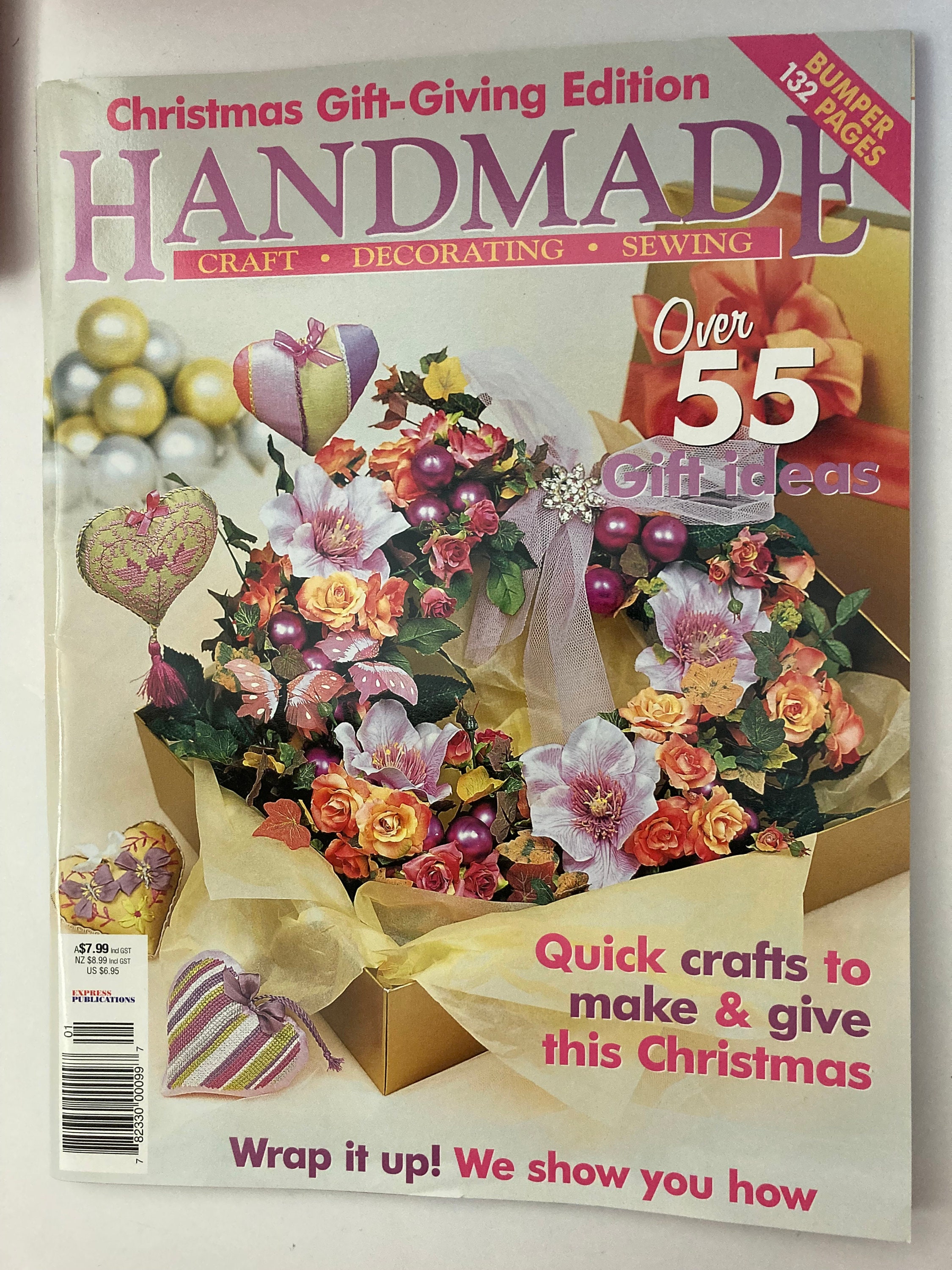 Handmade Craft Decorating Sewing Magazine Volume 19 Number 3, Arts and Craft Magazine, Craft Magazine, Sewing Magazine 130 pages