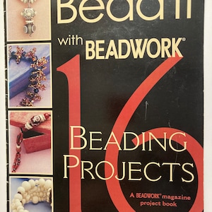 Bead It with Beadwork - 16 Beading Projects - A beadwork magazine project book, Beading book, Beaded Jewelry Jewellery Book 32 pages