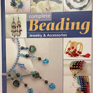 Complete Beading Jewelry and Accessories by Jema Hewitt, Beading Book, Beaded Jewelry, Jewellery Book, 176 pages