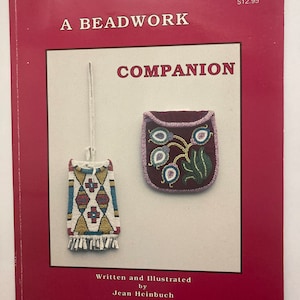 A Beadwork Companion book by Jean Heinbuch, Beading book, How to bead book 108 pages