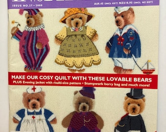 Inspiraciones (El bordado más hermoso del mundo) Edición de la revista No. 27 - 2000, Revista de costura, Revista de bordado, Artes y artesanía