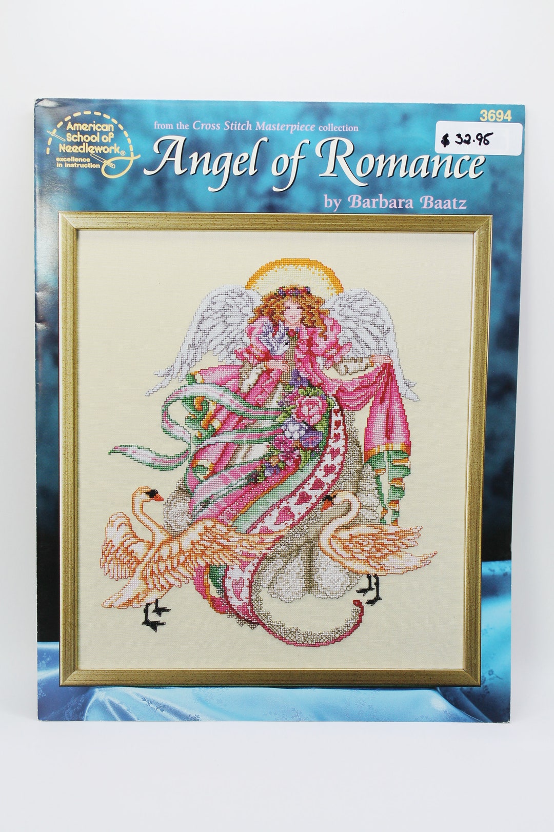 Angel of Romance Cross Stitch Chart by Barbara Baatz Cross Etsy