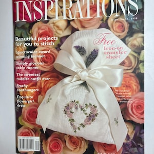Inspirations (The World&#39;s Most Beautiful Embroidery) Magazine Issue No. 19 - 1998, Needlework Magazine, Embroidery Magazine, Arts and Craft