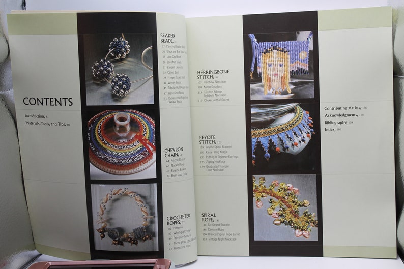 The Art & Elegance of Beadweaving New Jewelry Designs with Classic Stitches Paperback Book, Beadweaving Book, Beading Book 160 pages image 5