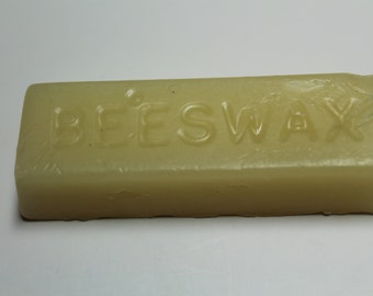 Natural Beeswax, Beeswax Thread Strengthening Conditioner for Beading/Quilting/Crafting, Beeswax Thread Conditioning 1 ounce bar