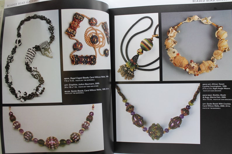 The Art & Elegance of Beadweaving New Jewelry Designs with Classic Stitches Paperback Book, Beadweaving Book, Beading Book 160 pages image 6