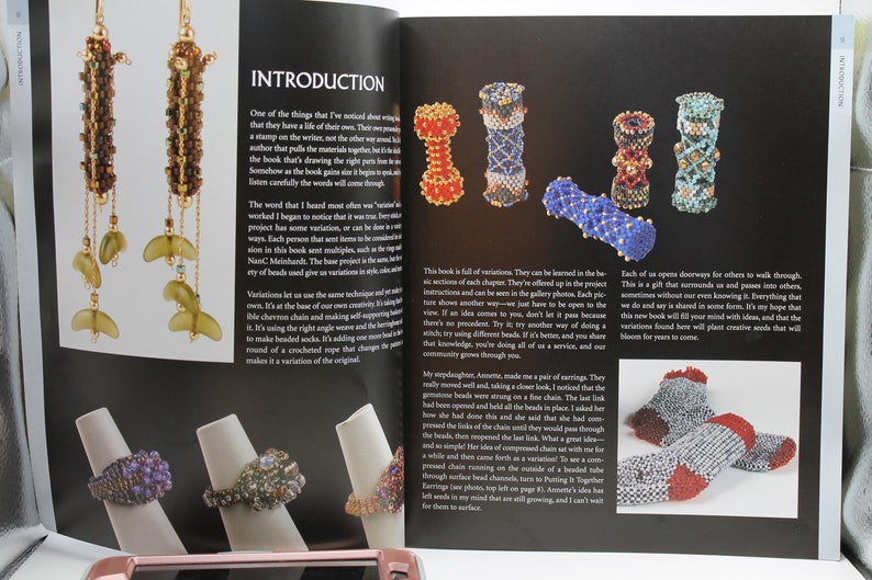 The Art & Elegance of Beadweaving New Jewelry Designs with Classic Stitches Paperback Book, Beadweaving Book, Beading Book 160 pages image 4