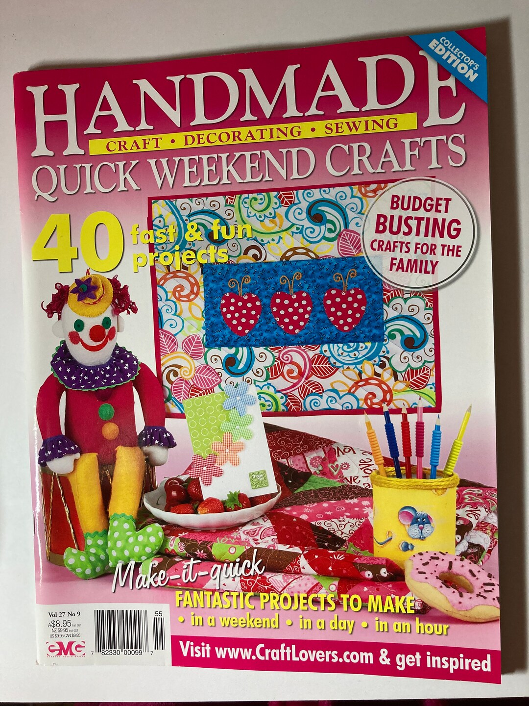 Handmade Craft Decorating Sewing Magazine Volume 27 Number 9, Arts and ...