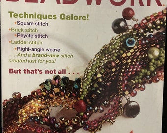 Beadwork Magazine Feb/Mar 2006, Beadwork Aug/Sept 2006, Bead work Oct/Nov 2006, Beading Magazine, Beaded Jewelry Jewellery  Magazine