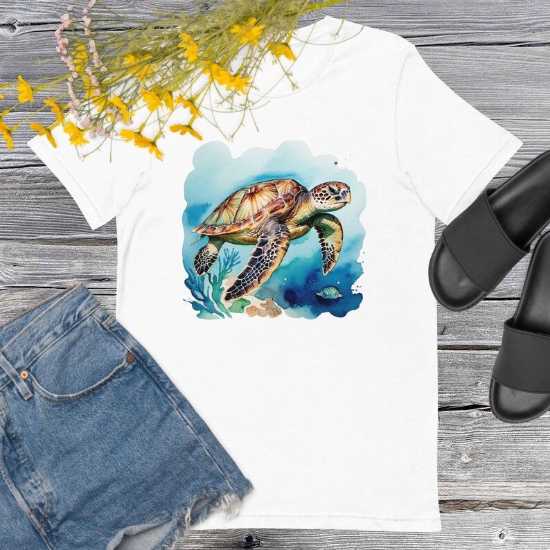 Sea Turtle Adventure T-shirt Ocean Lover Gift Beach Life Tee - Etsy