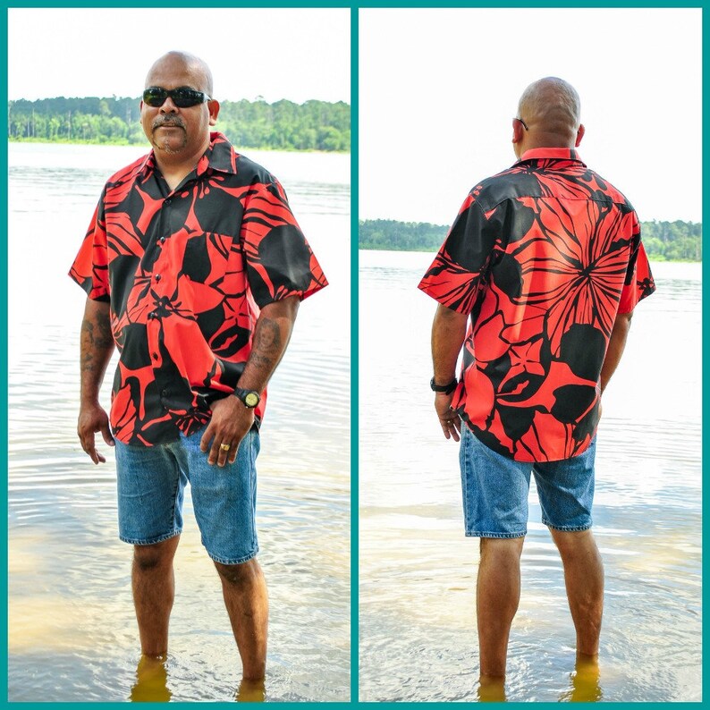 Mens Hawaiian Shirt Boys Hawaiian Shirt Matching Aloha Etsy