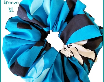 Giant Hawaiian Hair Scrunchie, Ocean Breeze XL