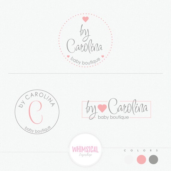 Cute Simple stamp Logo Happy logo design logo branding kit ...