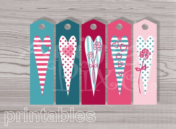 Instantaneous Down load Valentine Hearts Printable Bookmark, Lengthy Reward Tags, Purple and Teal bookmarks PNG PDF picture regarding Printable Valentine Bookmark identified as Immediate Obtain Valentine Hearts Printable Bookmark, Prolonged Reward Tags, Red and Teal bookmarks PNG PDF