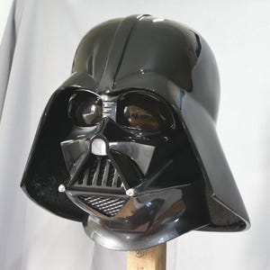 Replica a grandezza naturale del casco di Darth Vader V2 ESB di Star Wars, costume, cosplay, fantascienza, scultura, esposizione di film