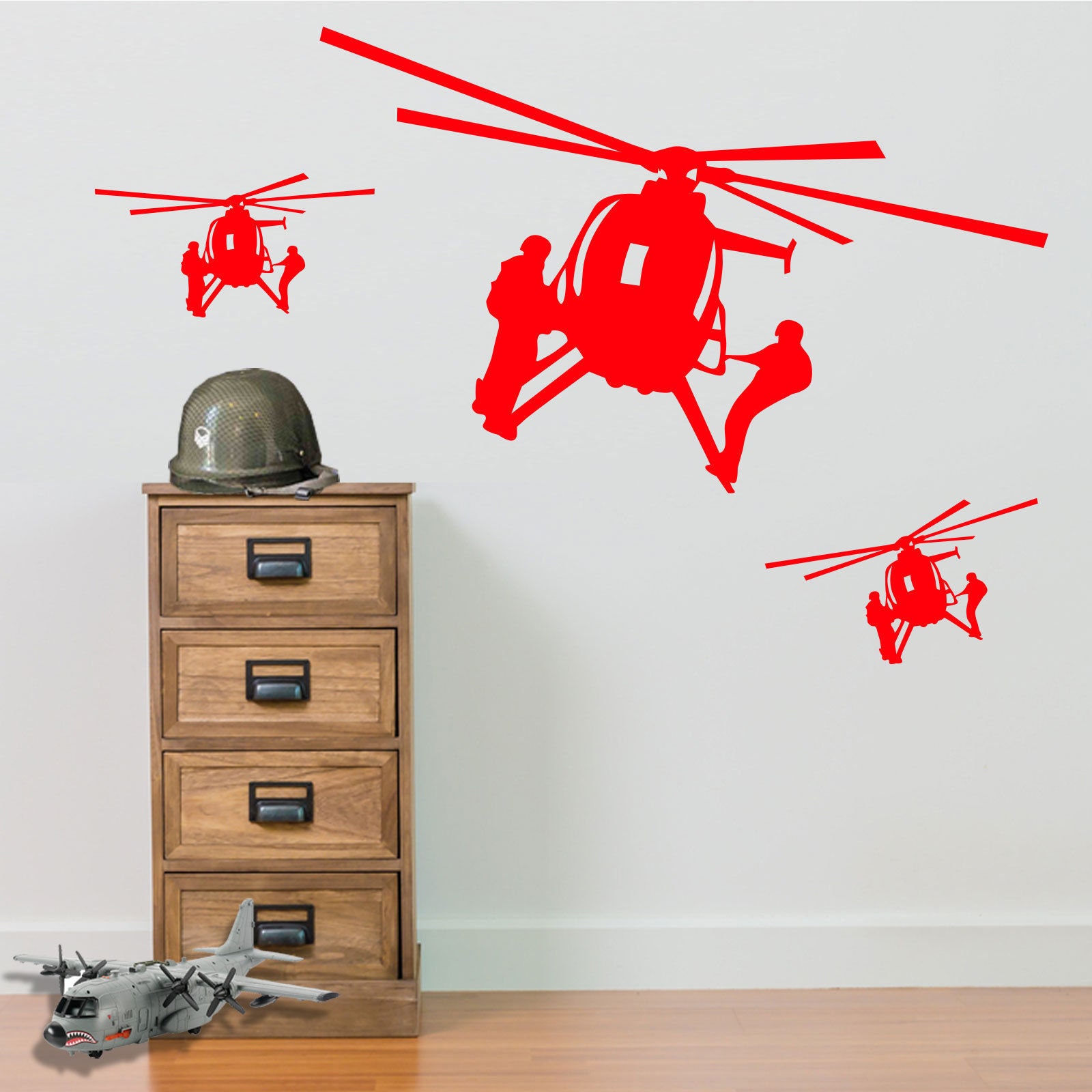 Military Helicopters Stickers A6 Etsy