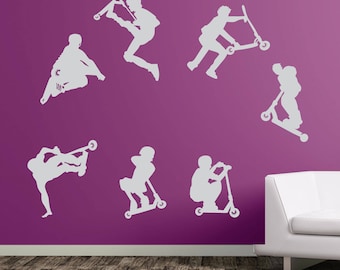 Stunt Stunt Scooter Stickers A49