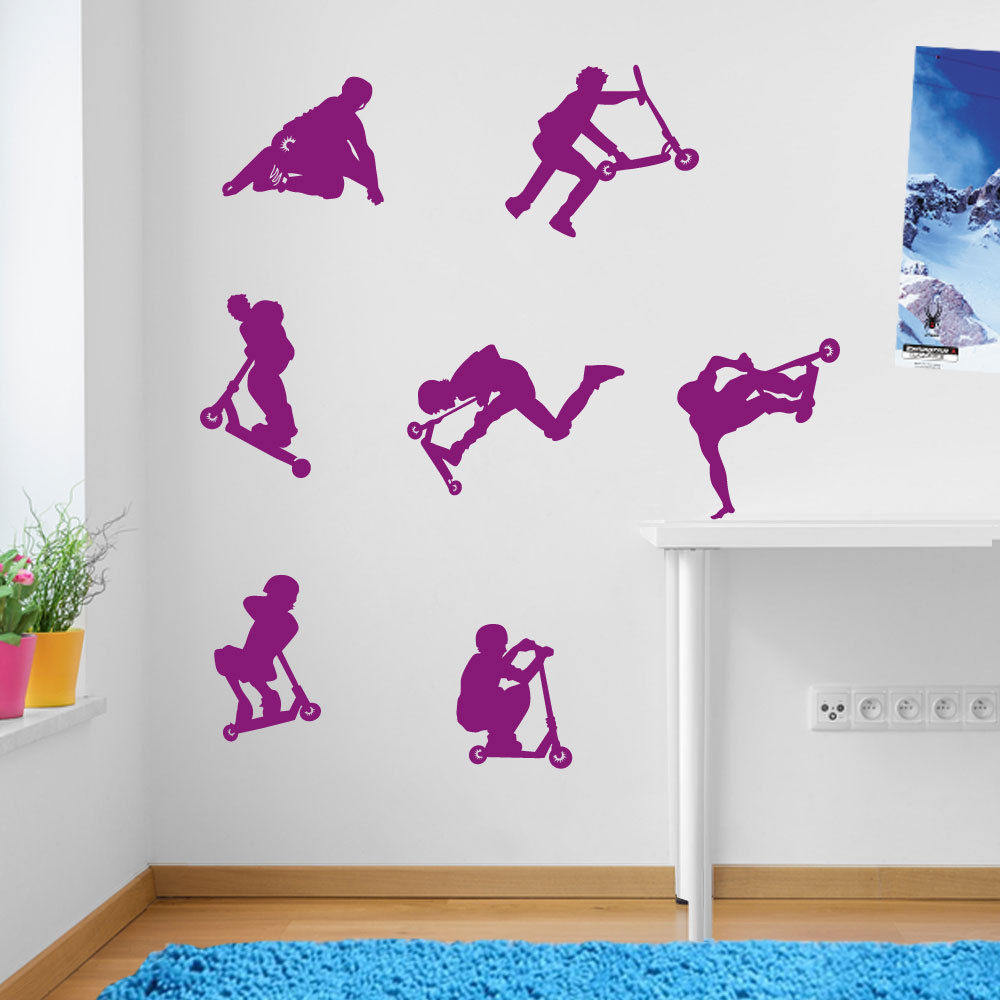 Stunt Stunt Scooter Stickers A49 Etsy