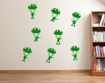 Paratrooper Wall Decals A48