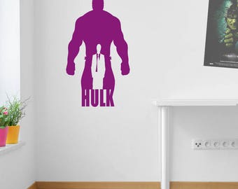 Hulk Business Man Wall Stickers Decal Kids Decor Window Fun Vinyl Colourful A159