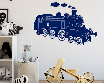 Steam Engine Wall Sticker A84