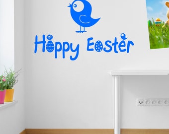 Easter Eggs Wall Stickers Kids Nursery Play Room Home Art Decoration Children Decals Removable Handmade School Bedrooms Bright VC-A148