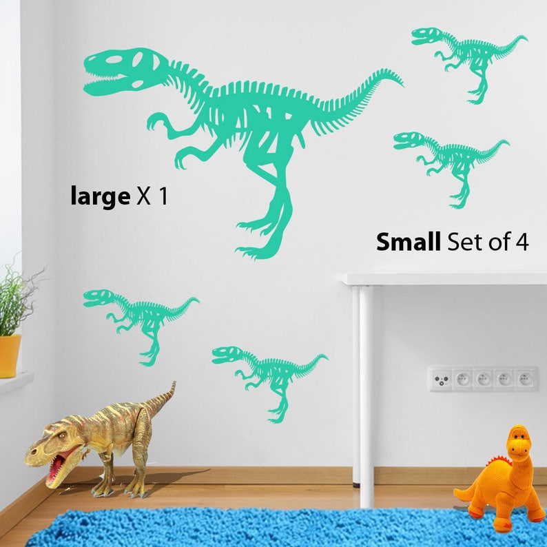 Dinosaur World Jurassic T Rex Kids Wall Art Sticker Mural Decal Transfer