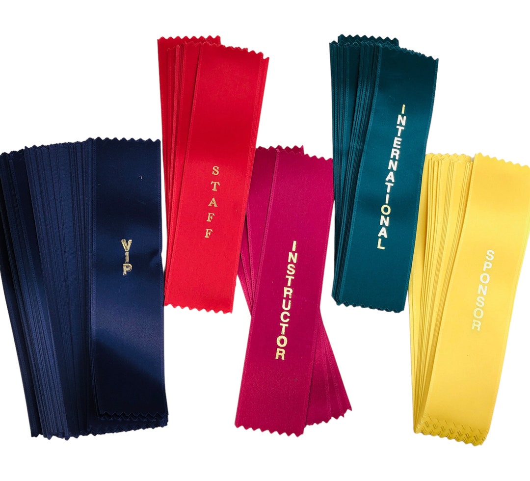 Retreat or Convention Ribbons 109 Ribbons for Exhibitors Etsy